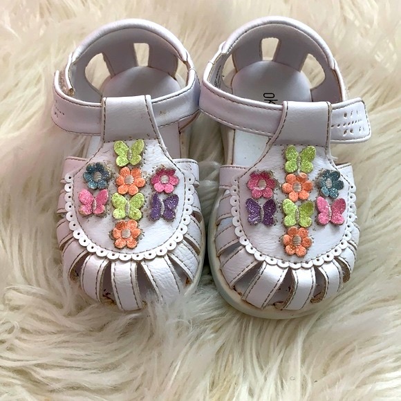 Okie Dokie Toddler Girls Madison Strap Sandals 5m - Picture 2 of 12